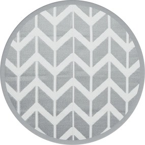 vidaXL Covor de exterior, ARAKIL gri, Ø200 cm, PP