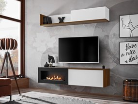Mobilier living Dalton RSW DLB (stejar sterling + alb mat). 1097683