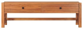 337927 vidaXL Dulap TV cu sertare 120x40x45 cm lemn masiv de tec