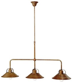 Lustra, Pendul rustic fabricat manual 3 brate La Cascina 204.10.OO
