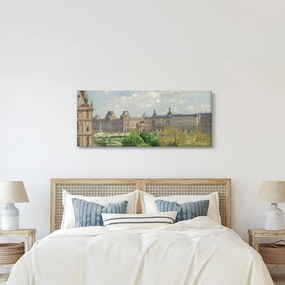 Tablou - Camille Pissarro, Place du Carrousel, Paris, reproducere (120x50 cm)