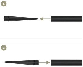 SET 4x lampă solară LED 4xLED/3,6V 1xAAA IP44 100 mAh