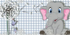 Tablou elefant mic
