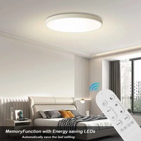 Immax NEO 07315L-LED Plafonieră reglabilă SEMPLICI 96W/230V diam. 80 cm Wi-Fi Tuya albă + telecomandă