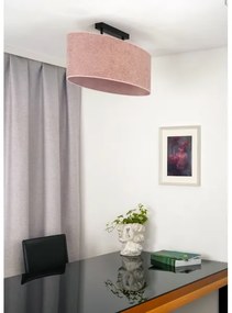 Lustră aplicată Duolla OVAL 2xE27/15W/230V roz