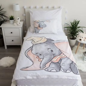 Lenjerie de pat pentru copii din bumbac pentru pătuț 100x135 cm Dumbo – Jerry Fabrics