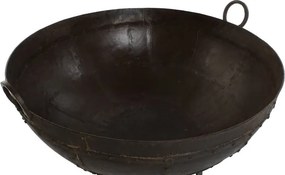 Suport decorativ vintage pentru ghivece mari și plante din metal pentru exterior, finisaj antichizat, „Tobago”