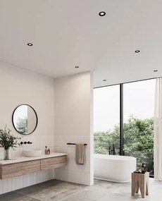 Spot incastrabil baie LED dimabil Fremont IP65 4000K negru