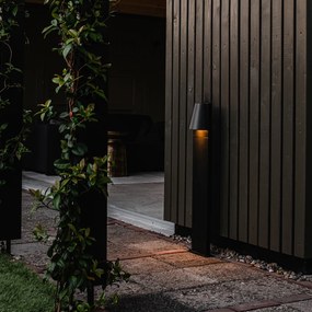 Lampă de podea industrială pentru exterior neagră IP44 - Femke