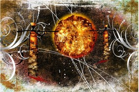 Tablou cu pictură epochală străveche (90x60 cm)