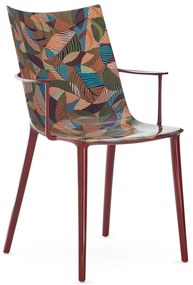 Scaun HHH „Impresie grafică”, variantă multiplă - Kartell Culoare: Vin / lac