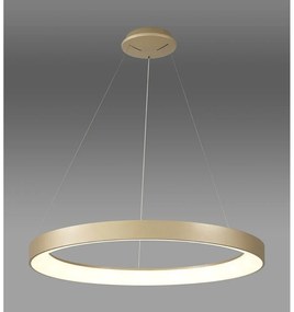 Lustra LED cu telecomanda design circular NISEKO II Gold 90cm