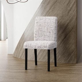 Huse bielastice VITTORIA smântânii scaun cu spatar 2 buc (45 x 45 x 50 cm)