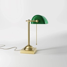 Lampa de birou din alama design clasic Banker