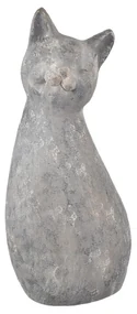 InDecor Ceramic Cat Meg gri, 24 x 20 x 53 cm