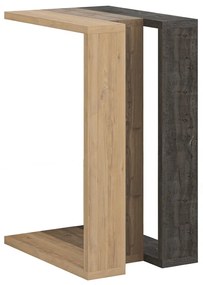 Măsuță auxiliară cu aspect de lemn de stejar 40x30 cm Macha – Marckeric