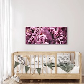 Tablou - Sakura roz (120x50 cm)