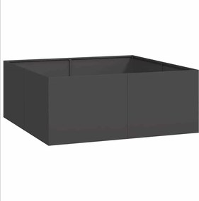 vidaXL Jardinieră Negru 100x100x40 cm Oțel