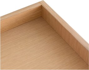 Comodă cu 3 sertare din lemn de stejar Hübsch Hege, natural