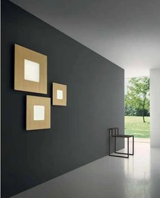 Plafoniera LED moderna BILDE 52x52cm, alb, negru sau auriu