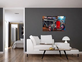 Tablou cu mașina veteran (90x60 cm)
