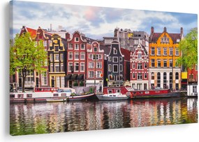 Tablou - Amsterdam, case de dans (90x60 cm)