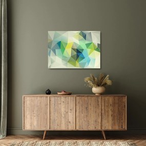 Tablou pe sticlă abstracțiunii geometrice (70x50 cm)