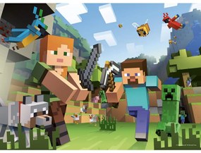 PUZZLE MINECRAFT 4X100 PIESE - RAVENSBURGER (RVSPC05716)