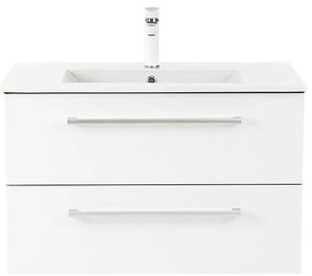 Dulap inferior Vario Clam 80 cu lavoar antracit-alb