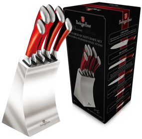 Set cutite inox Pasion Colection Berlinger Haus BH 2135 - rosu metalic