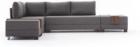 Coltar Extensibil Fly Corner Sofa Bed Left, Gri
