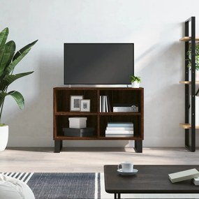826979 vidaXL Comodă TV, stejar maro, 69,5x30x50 cm, lemn compozit