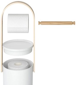 Suport pentru hârtie igienică alb din plastic Bellwood – Umbra