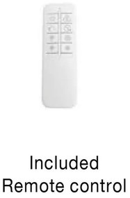 Lustra LED cu telecomanda design geometric CLEA neagra