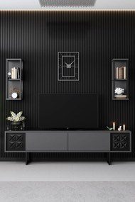 Mobilier living Buon 1 (Antracit + Negru). 1072936