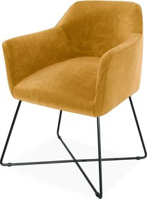 Scaun lemn masiv SCARLET cu bază fixă, 62 × 83 × 61 cm