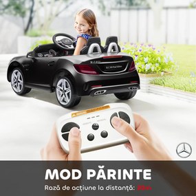 AIYAPLAY Mașină Electrică pentru Copii 3-6 Ani cu 2 Motoare, Telecomandă și Design Sportiv, Dimensiuni 107x62,5x44 cm, Negru | Aosom Romania