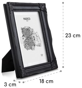 Regent, ramă pentru fotografii, dreptunghiulară, 17 × 12 cm fotografii, suport, sticlă, rococo