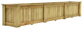 vidaXL Jardinieră inaltă, 291 x 50 x 50 cm, lemn de pin tratat