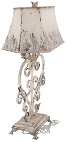 Lampa Shabby Chic Heart rasina si metal h 78 cm