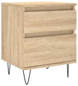 vidaXL Noptieră, stejar sonoma, 40x35x50 cm, lemn compozit