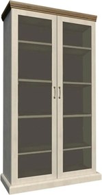 Vitrina ROYAL WS, pin nordic/stejar salbatic, PAL melaminat/plinte dec