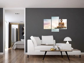 Tablou - Buddha care supraveghează pământul (90x60 cm)