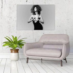 Tablou - Femeia în negru (90x60 cm)