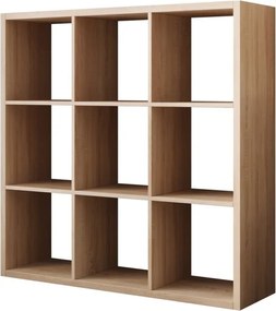 Bibliotecă, 114x113.5 cm, Cleo VI, ADRK Furniture (Culoare: Alb)