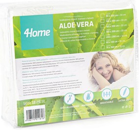 Protecție impermeabilă pentru saltea 4Home Aloe Vera cu bordură, 180 x 200 cm + 30 cm, 180 x 200 cm
