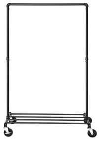 Cuier mobil de podea LINEA, negru