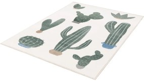 Covor pentru copii verde-fildeș 120x170 cm Cacto Malachite – FD