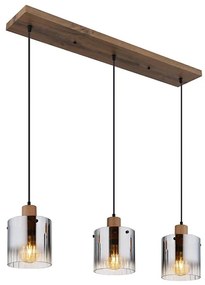 Globo UNDERWOOD 15915-3H - Lustră suspendată pe cablu, 3 x E27, max. 60 W/bec, 230 V