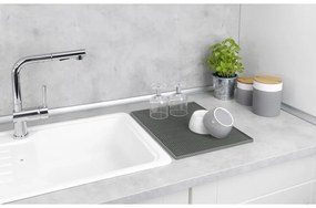 Scurgător de vase gri din cauciuc 40x30 cm Maxi – Wenko